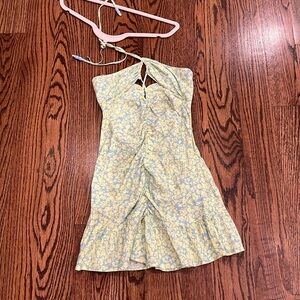 Zara Floral Mini Dress with beads (M)